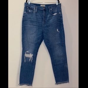 Madewell Tall High-Rise Slim Boyjean